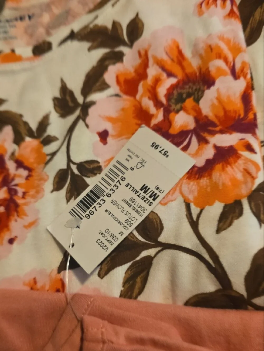 Place Girls Coral 'LOVE' Long Sleeve Top